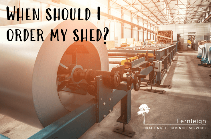 When to order my shed header
